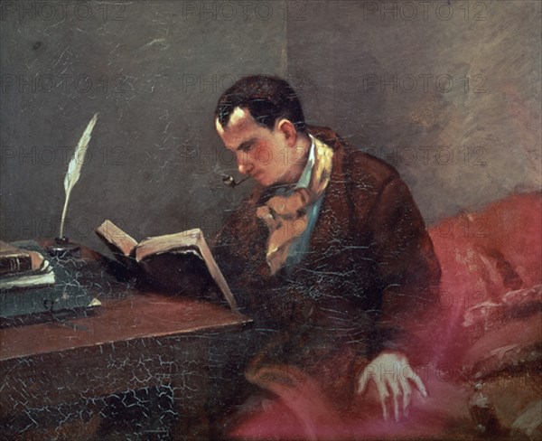 Courbet, Portrait of Baudelaire