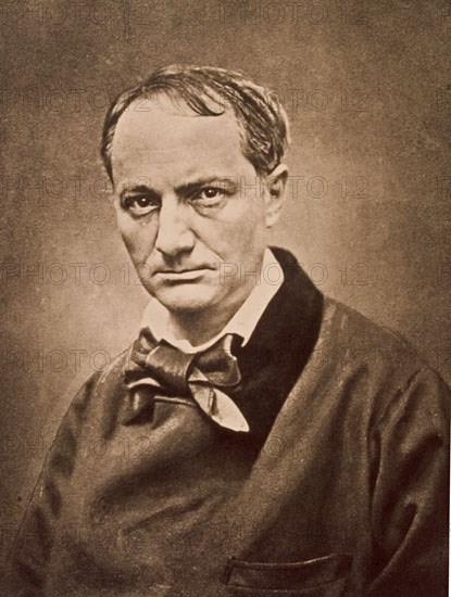 Carjat, Portrait of Baudelaire