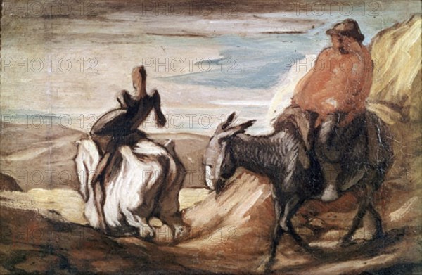 Daumier, Don Quichotte et Sancho Panza