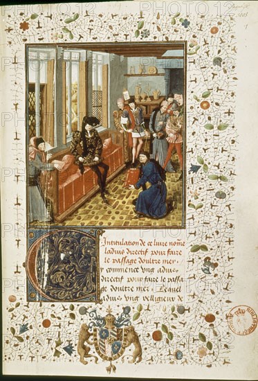 MANUSCRITO-BERTRAND BOCQUERIE Y FELIPE III EL BUENO
PARIS, BIBLIOTECA NACIONAL
FRANCIA
This image is not downloadable. Contact us for the high res.