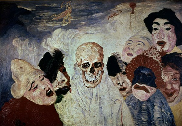 Ensor, Les Masques et la mort