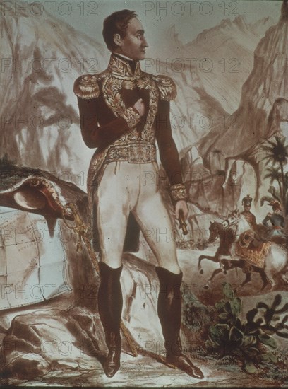 Portrait of Simon Bolivar