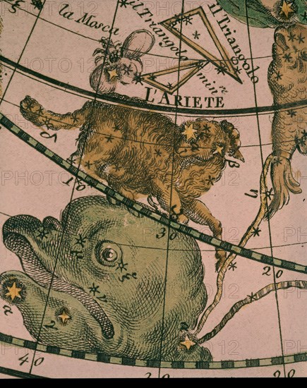 *PLANISFERIO CELESTE SEPTENTRIONAL-ROMA 1790-SIGNO ARIES
This image is not downloadable. Contact us for the high res.