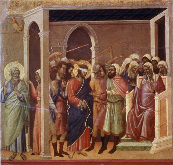 DUCCIO DI BUONINSEGN1255/1319
*MUSEO DE LA OBRA - APRESAMIENTO Y CONDENA DE JESUS-LA NEGACION DE SAN PEDRO
SIENA, CATEDRAL
ITALIA
This image is not downloadable. Contact us for the high res.
