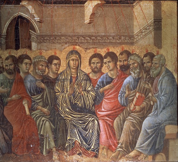 DUCCIO DI BUONINSEGN1255/1319
*PENTECOSTES - VENIDA DEL ESPIRITU SANTO
SIENA, CATEDRAL
ITALIA
This image is not downloadable. Contact us for the high res.