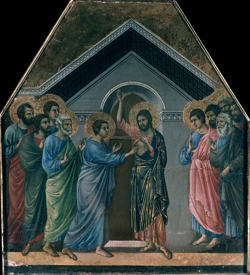 DUCCIO DI BUONINSEGN1255/1319
*INCREDULIDAD DE STO TOMAS
SIENA, CATEDRAL
ITALIA

This image is not downloadable. Contact us for the high res.