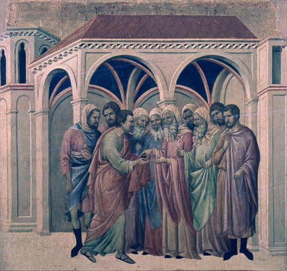 DUCCIO DI BUONINSEGN1255/1319
*PACTO DE JUDAS - S XIII
SIENA, CATEDRAL
ITALIA