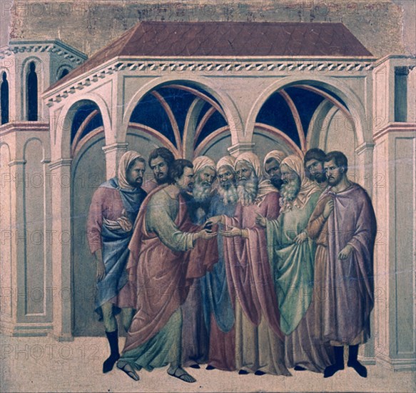 DUCCIO DI BUONINSEGN1255/1319
*PACTO DE JUDAS - S XIII
SIENA, CATEDRAL
ITALIA