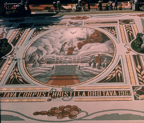 ALFOMBRA DE TIERRAS DE COLORES PARA EL DIA DEL CORPUS 1967
OROTAVA LA, EXTERIOR
TENERIFE