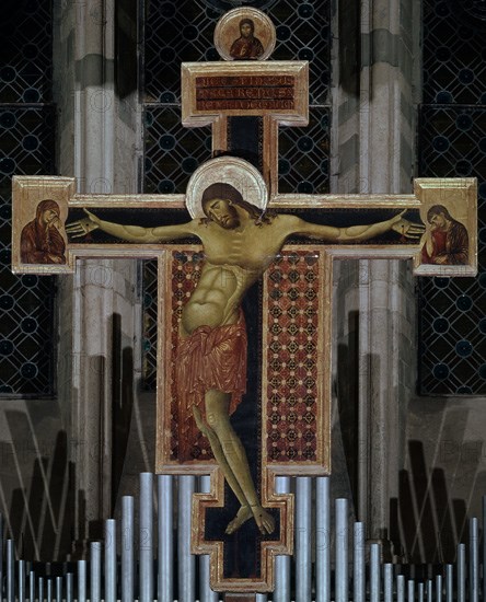 CIMABUE 1240/1302
CRUCIFIXION - 1260 - GOTICO ITALIANO - DUOCENTO
AREZZO, IGLESIA DE SANTO DOMINGO
ITALIA

This image is not downloadable. Contact us for the high res.