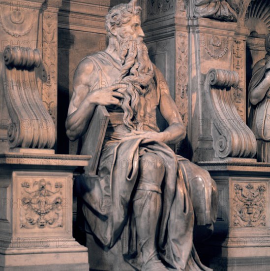 MIGUEL ANGEL 1475-1564
MOISES - 1515
ROMA, IGLESIA DE SAN PEDRO VINCOLA
ITALIA