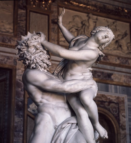 BERNINI GIAN LORENZO 1598/1680
EL RAPTO DE PROSERPINA
ROMA, GALERIA BORGHESE
ITALIA