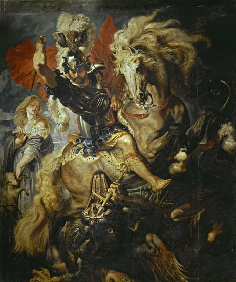 Rubens, St. George Fighting Against the Dragon