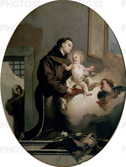 Tiepolo, Saint Antoine de Padoue