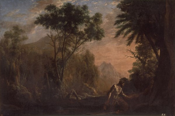 Gellée, Paysage avec Saint Onuphre