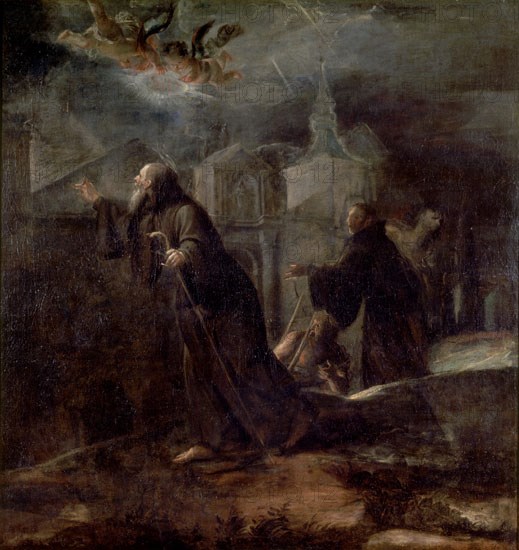 Jimenez Donoso, The vision of Saint Francis of Paola