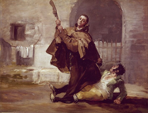 Goya, Frère Pedro de Zaldivia et le bandit Maragato