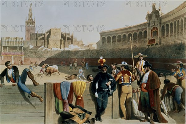 BLANCHARD PHARAMOND
LITOGRAFIA-CORRIDA DE TOROS EN SEVILLA-S XIX
Madrid, musée municipal