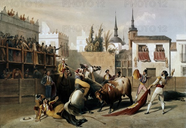 BLANCHARD
LITOGRAFIA-CORRIDA DE TOROS EN ANDALUCIA-S XIX
Madrid, musée municipal