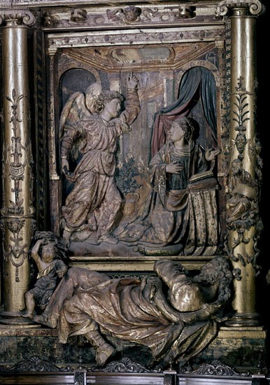 JUNI JUAN DE 1507/77
RETABLO MAYOR-ANUNCIACION
BURGO DE OSMA, CATEDRAL
SORIA