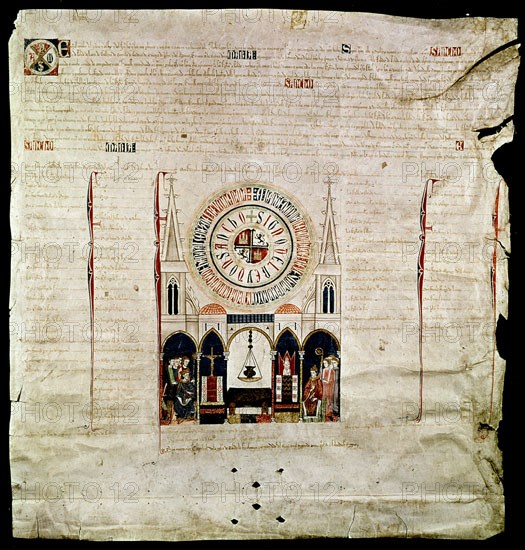 TESTAMENTO DE SANCHO IV PARA QUE LE ENTIERREN EN TOLEDO-AÑO 1284 (DET CENTRAL Nº 23319)
MADRID, ARCHIVO HISTORICO NACIONAL
MADRID