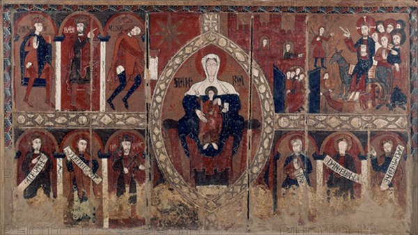 FRONTAL ROMANICO-PROCEDE DE ESPINELVES-S XII
VICH, MUSEO EPISCOPAL
BARCELONA