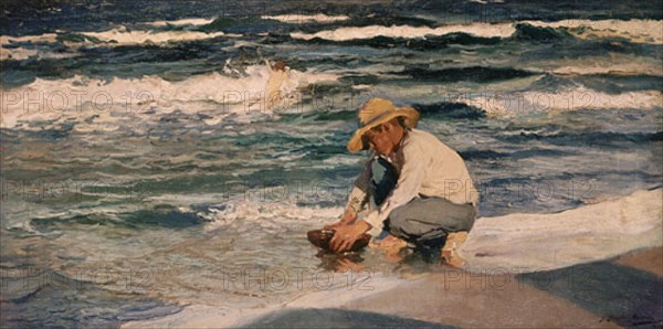 Sorolla, Enfants à la plage