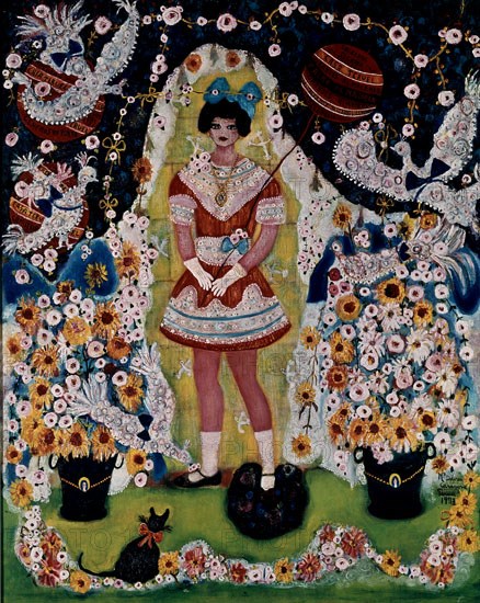CASANOVA
PINTURA NAIF-LA NINA DEL GLOBO ROJO
MADRID, COLECCION PARTICULAR
MADRID