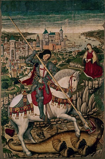 NISARD PERE
SAN JORGE - HACIA 1468 - 284x187 - PROCEDE DE LA IGLESIA DE SAN ANTONIO DE PADUA (MALLORCA)
PALMA, MUSEO CATEDRAL/DIOCESANO
MALLORCA