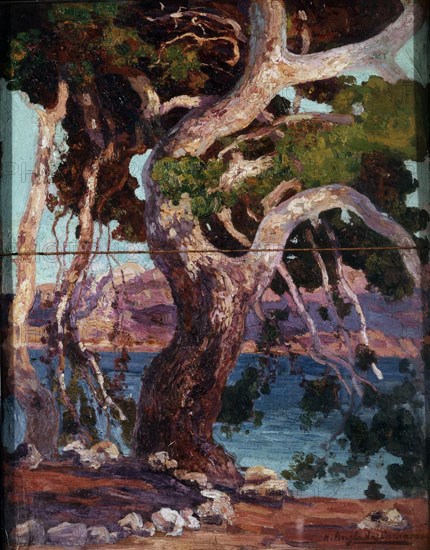 ANGLADA CAMARASA H 1871/1959
PAISAJE MALLORQUIN
PALMA, AYUNTAMIENTO
MALLORCA