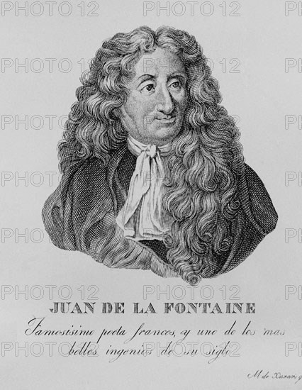 JUAN DE LA FONTAINE (1621-1695) ESCRITOR FRANCES
MADRID, BIBLIOTECA NACIONAL
MADRID
