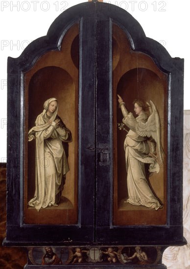 ANONIMO FLAMENCO
TRIPTICO CERRADO-LA ANUNCIACION-TABLA EN CLAROSCURO NP 2635
MADRID, MUSEO DEL PRADO-PINTURA
MADRID