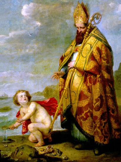 Rubens, St. Augustine reflecting upon the mystery of Trinity