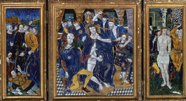 PENICAUD
TRIPTICO DE ESMALTE DE LIMOGES
Madrid, Lazaro Galdiano museum