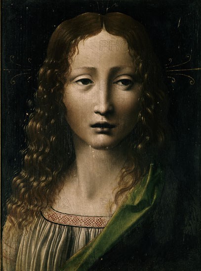 VINCI LEONARDO 1452/1519
EL SALVADOR
Madrid, musée Lazaro Galdiano