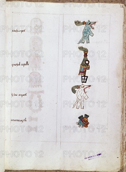 SAHAGUN BERNARDINO DE 1499-1590
CODICE MATRITENSIS
MADRID, ACADEMIA DE HISTORIA
MADRID