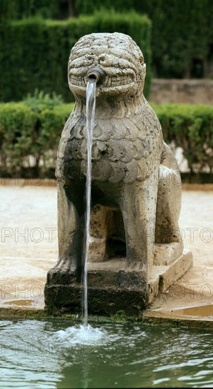 LEON DEL MARISTAN - MARMOL - PERIODO NAZARI - S XIV
GRANADA, ALHAMBRA-JARDINES DEL PARTAL
GRANADA