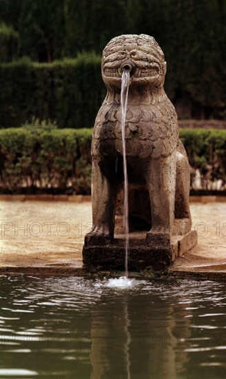 LEON DEL MARISTAN - MARMOL - PERIODO NAZARI - S XIV
GRANADA, ALHAMBRA-JARDINES DEL PARTAL
GRANADA
