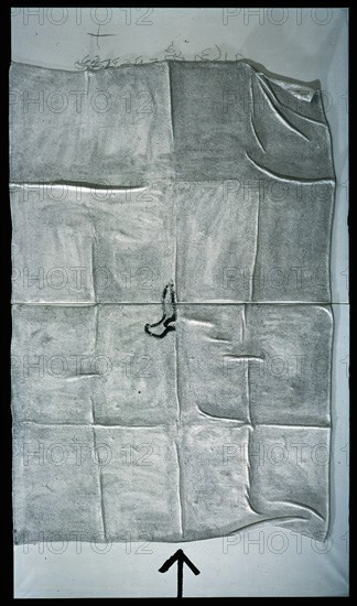 TAPIES ANTONI 1923-
DOS MANTAS-2000-PINTURA Y COLLAGE SOBRE TELA-200x350CM
BARCELONA, FUNDACION ANTONI TAPIES
BARCELONA