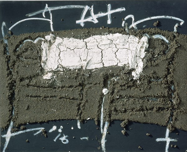 Tàpies, Tierras y escritos blancos