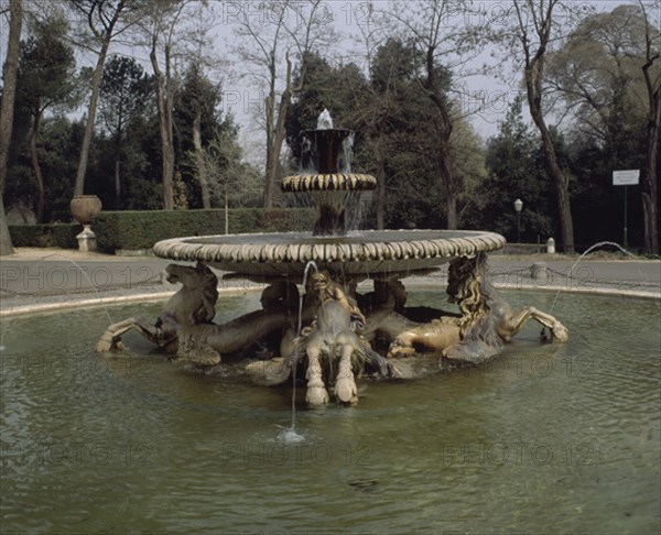 JARDINES-FUENTE DE LOS CABALLOS
ROMA, VILLA BORGESE
ITALIA