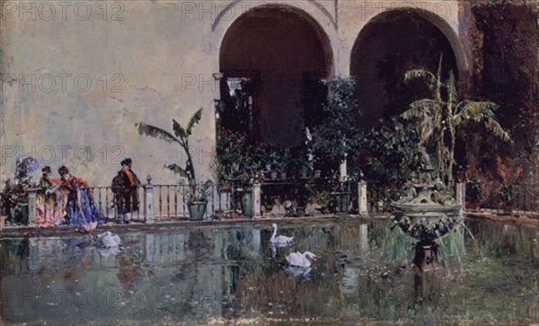 MADRAZO RAIMUNDO 1841-1920
ESTANQUE EN EL ALCAZAR DE SEVILLA-S XIX
MADRID, CASON RETIRO
MADRID
This image is not downloadable. Contact us for the high res.