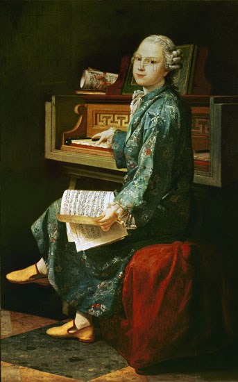 Portrait de jeune musicien, dit à tort portrait de Mozart