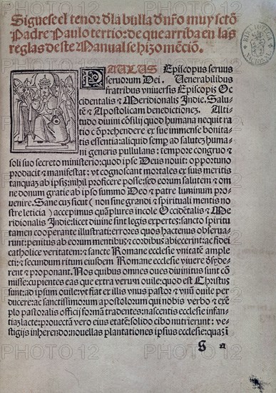 BULA DE PABLO III-MANUAL DE ADULTOS
MADRID, BIBLIOTECA NACIONAL
MADRID
This image is not downloadable. Contact us for the high res.