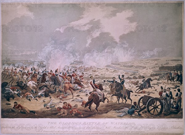 BATALLA  WATERLOO- VICTORIA INGLESA :WELLINGTON Y BLUCHER AL MANDO 18/6/1815
BRUSELAS, COLECCION PARTICULAR
BELGICA