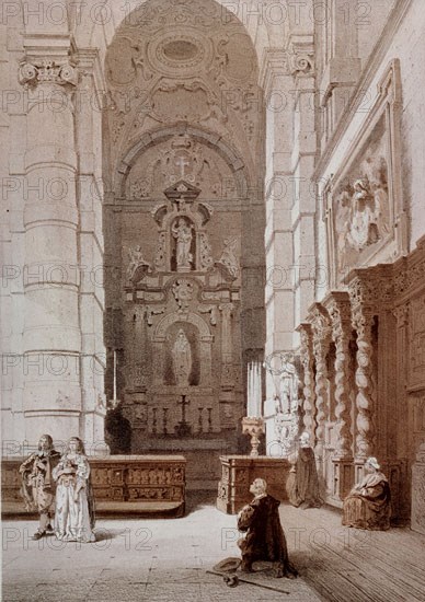 GRABADO-INTERIOR DE IGL ST LOUP 1621/1645 - EN NAMUR BELGICA
MADRID, COLECCION PARTICULAR
MADRID