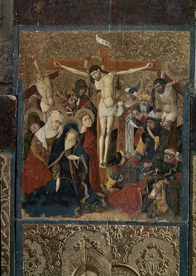 JACOMART SIGLO XV
CRUCIFIXION DE JESUSCRISTO- S XV- PINTURA GOTICA VALENCIANA
SEGORBE, MUSEO CATEDRAL
CASTELLON

This image is not downloadable. Contact us for the high res.