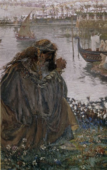 MUÑOZ DEGRAIN 1840/1924
JESUS PREDICANDO EN EL TIBERIADES
VALENCIA, MUSEO BELLAS ARTES - COLEGIO PIO V
VALENCIA