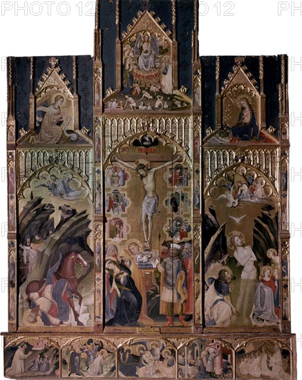 ZARAGOZA ATRIBU
RETABLO DE FRAY BONIFACIO FERRER-1396-1398-PROCEDE CARTUJA DE PORTACELI-TEMPLE SOBRE MADERA
VALENCIA, MUSEO BELLAS ARTES - COLEGIO PIO V
VALENCIA