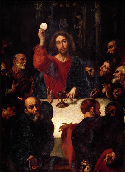 RIBALTA FRANCISCO 1565/1628
SANTA CENA-S XVII-BARROCO ESPAÑOL-ESCUELA VALENCIANA
VALENCIA, MUSEO BELLAS ARTES - COLEGIO PIO V
VALENCIA